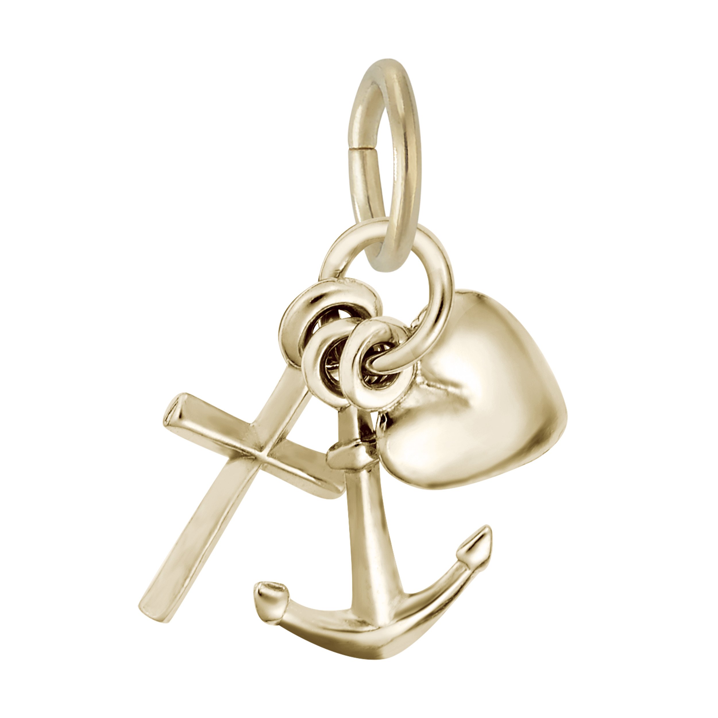 Faith, Hope, Charity Charm - Image 1