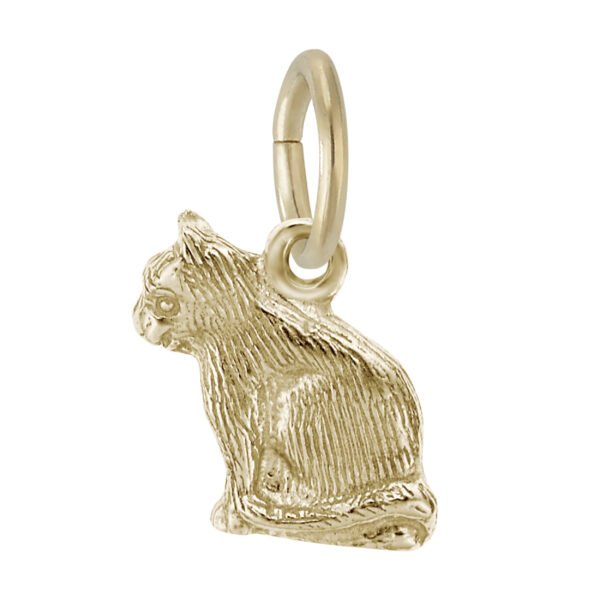 Sitting Cat Accent Charm