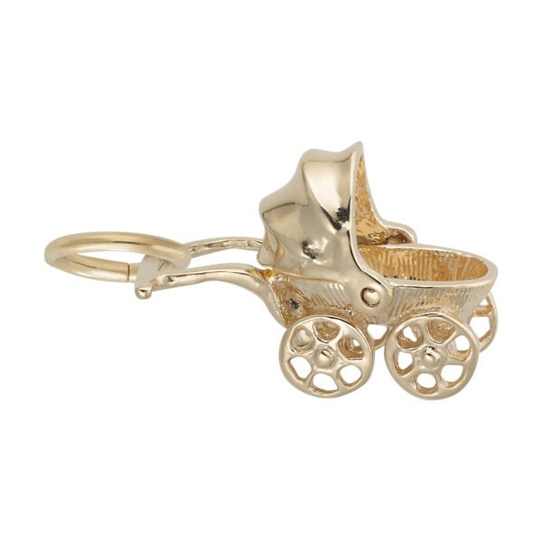 Canopy Baby Carriage Charm