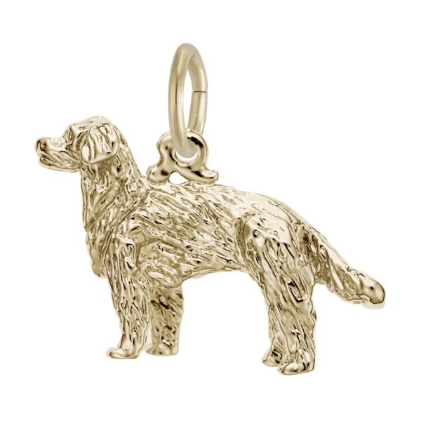 Golden Retriever Dog Charm