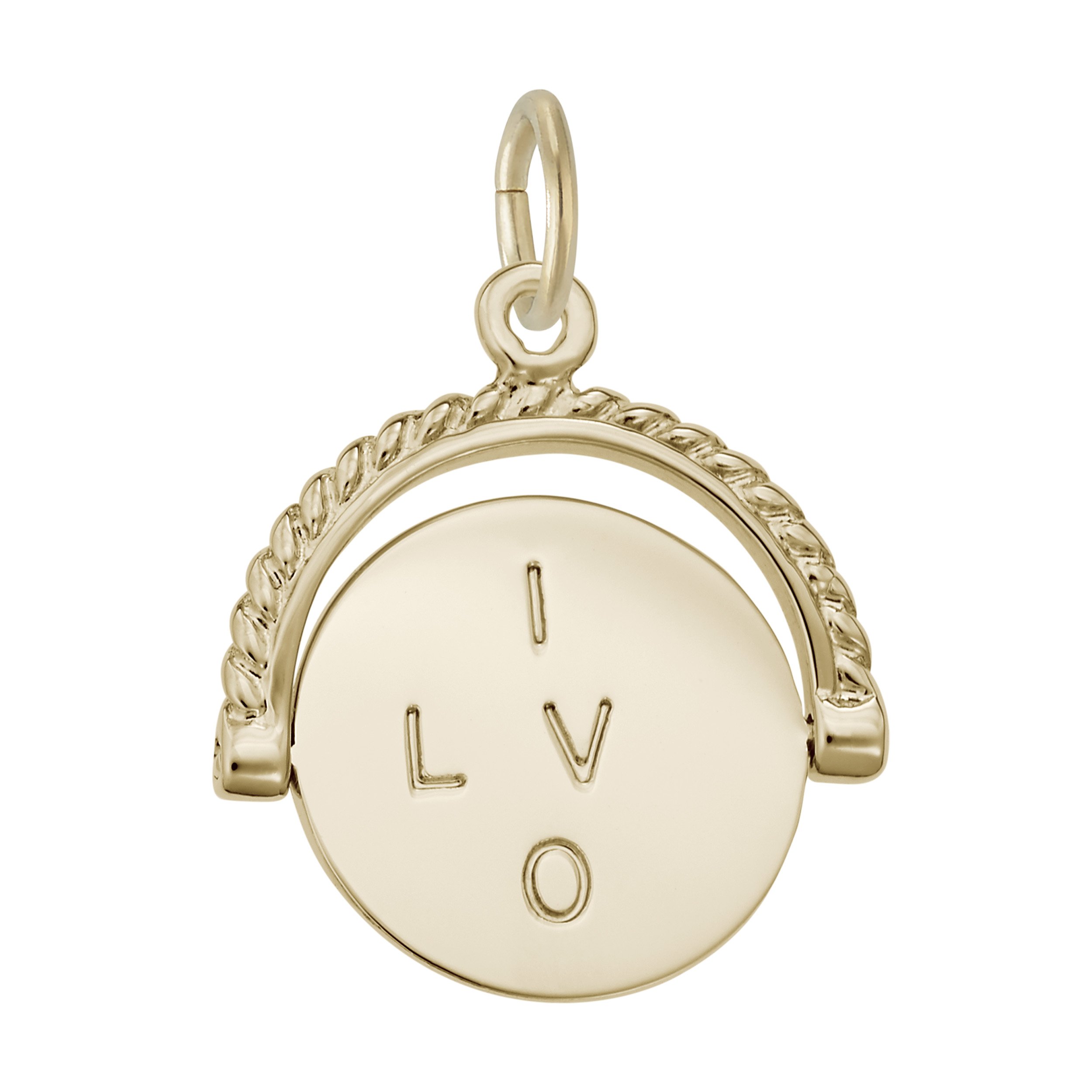 I Love You Spinner Charm - Image 1