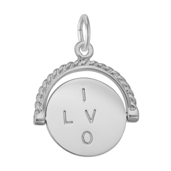 I Love You Spinner Charm