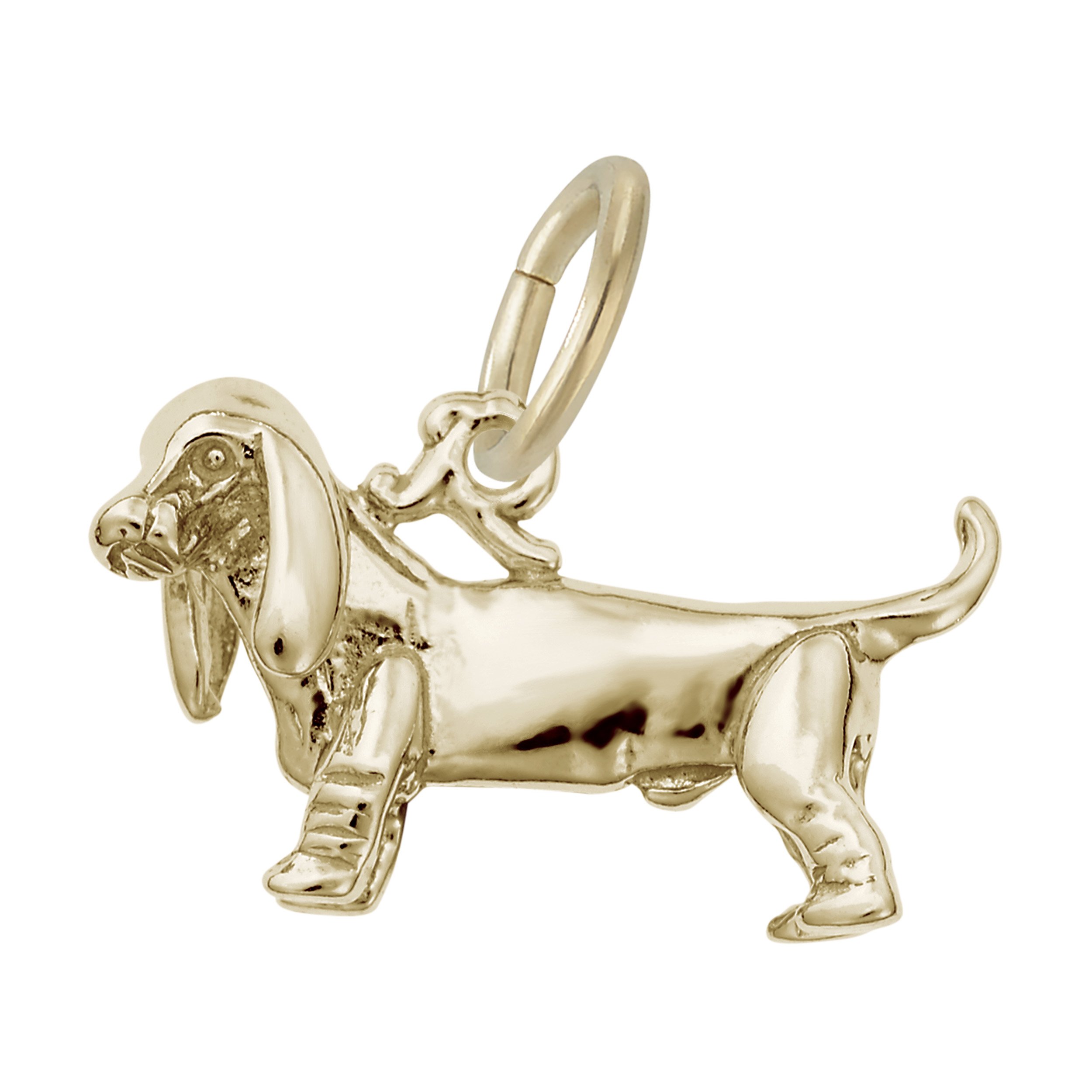 Basset Hound Dog Charm - Image 1