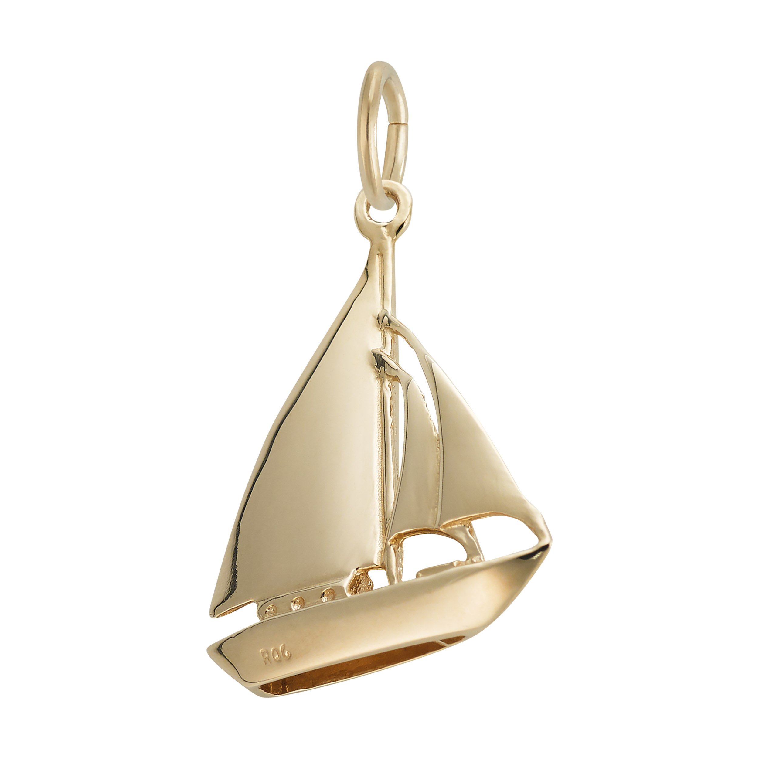 Cutter Sailboat Charm - Image 3