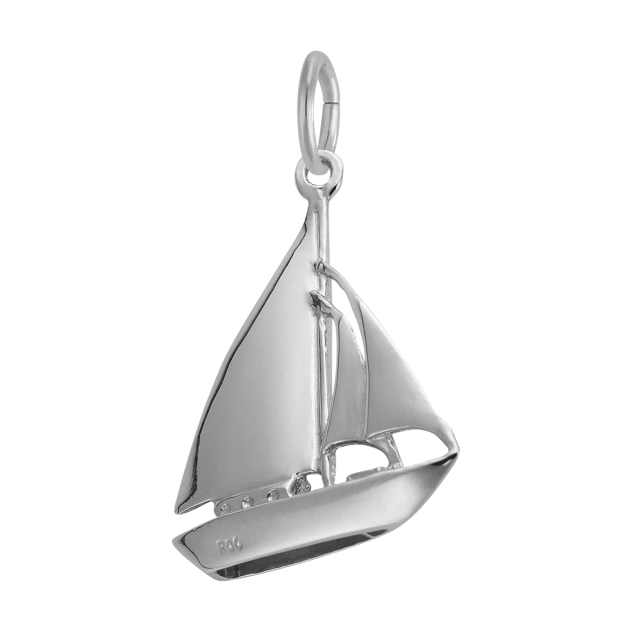 Cutter Sailboat Charm - Image 2