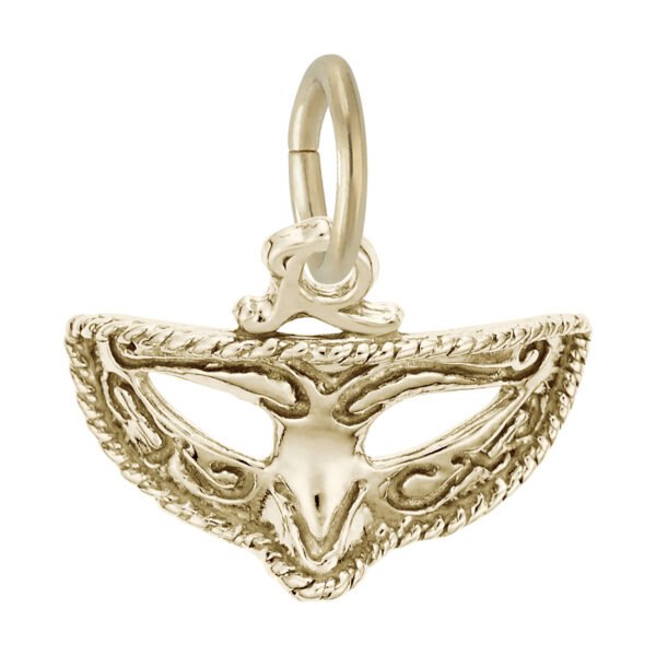 Mardi Gras Mask Charm