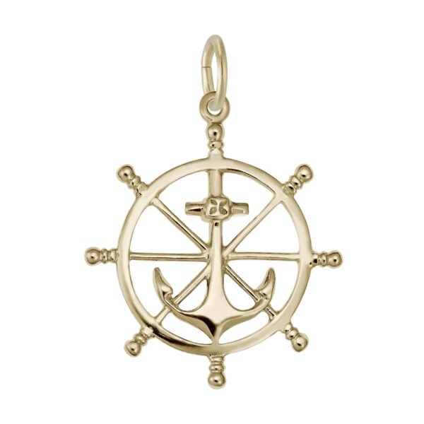 Anchor & Ship Wheel Charm