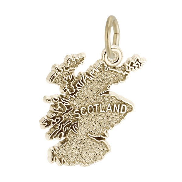 Scotland Map Charm