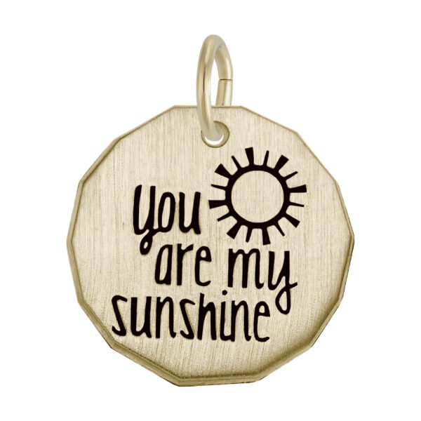 You Are My Sunshine Tag Charm