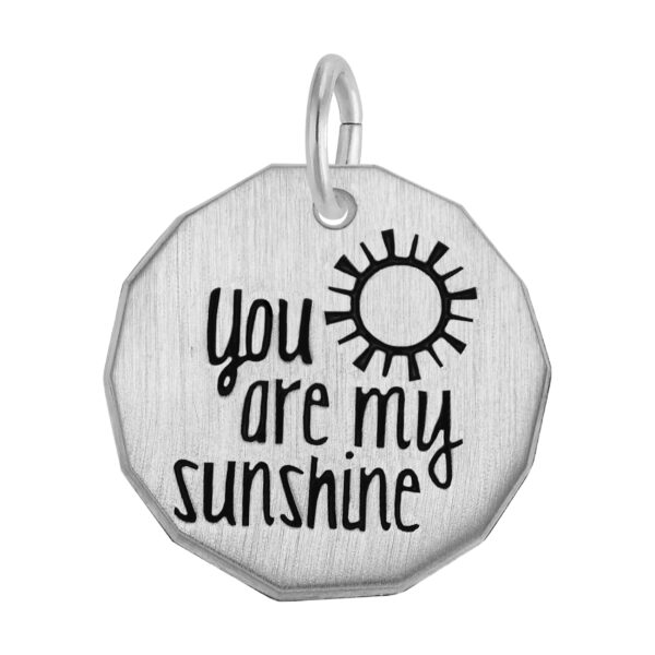 You Are My Sunshine Tag Charm