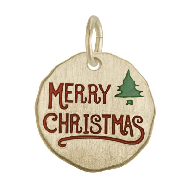 Merry Christmas Tag Charm