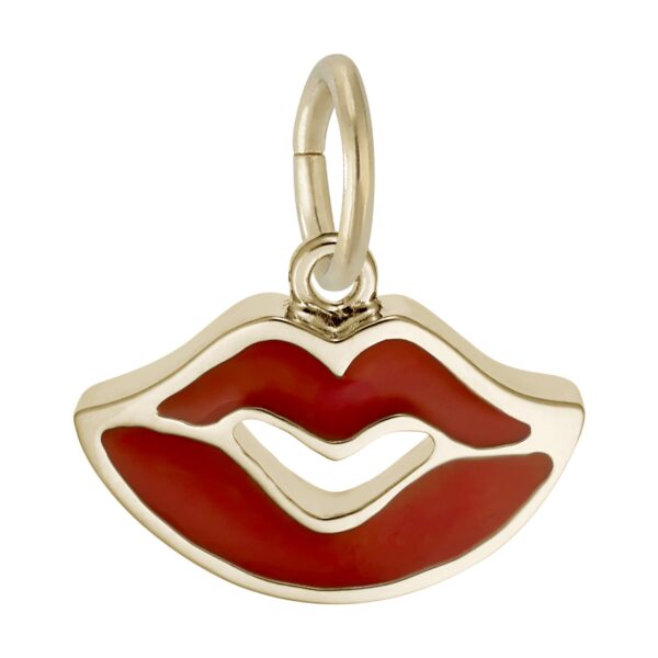 Red Lips Charm
