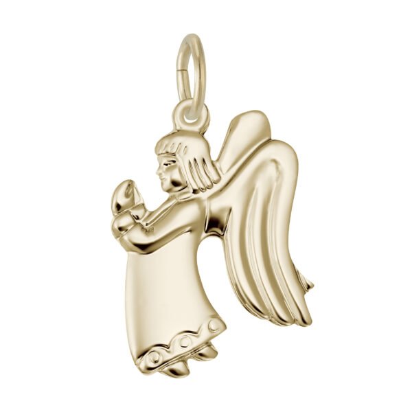 Flat Praying Angel Girl Charm