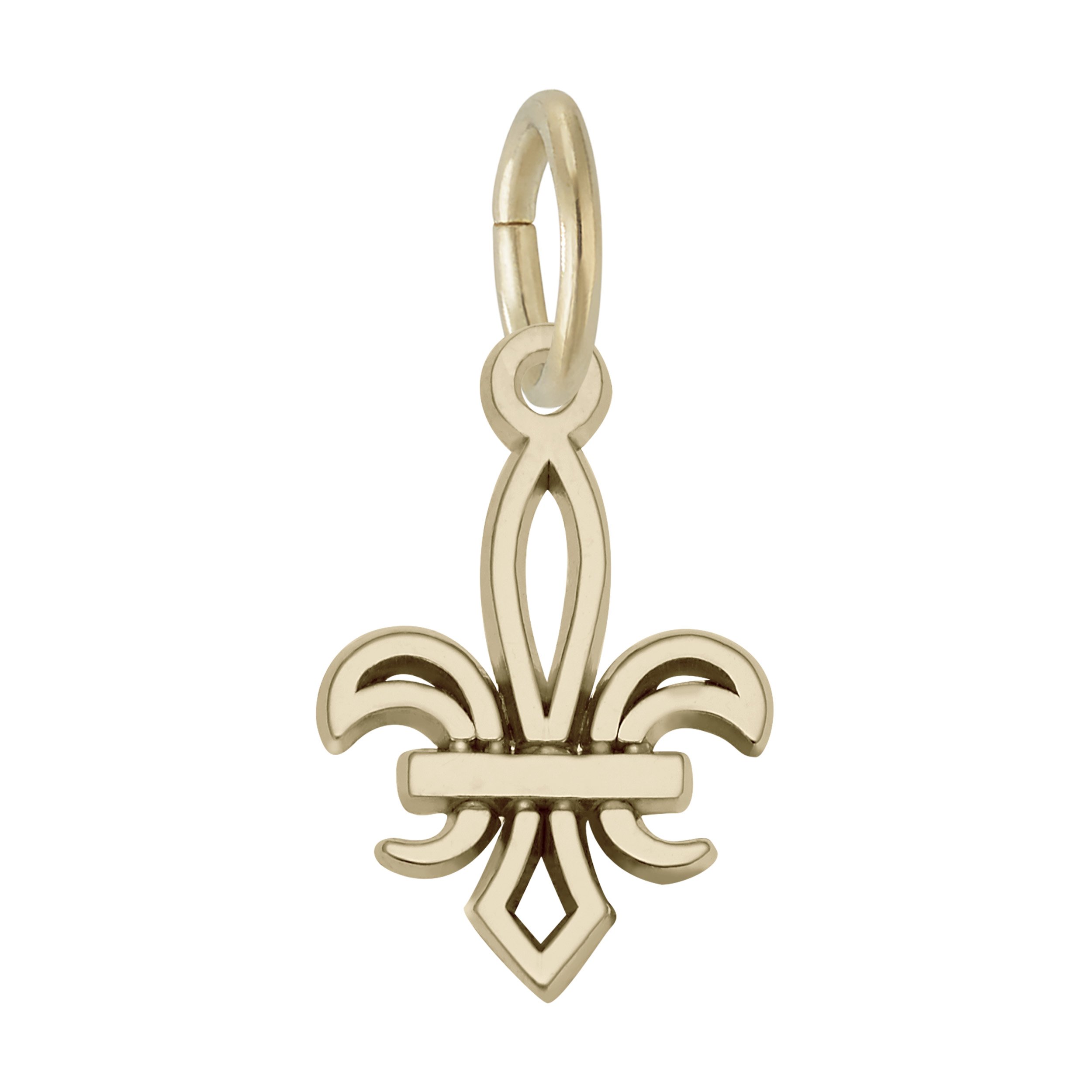 Petite Fleur de Lis Charm - Image 1