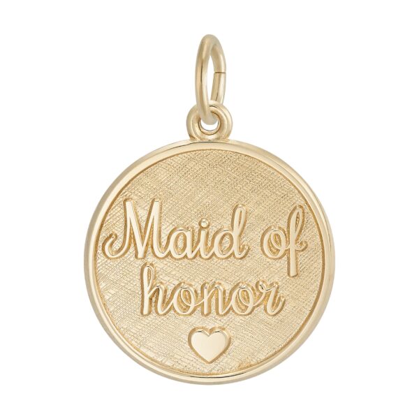 Maid of Honor Disc Charm