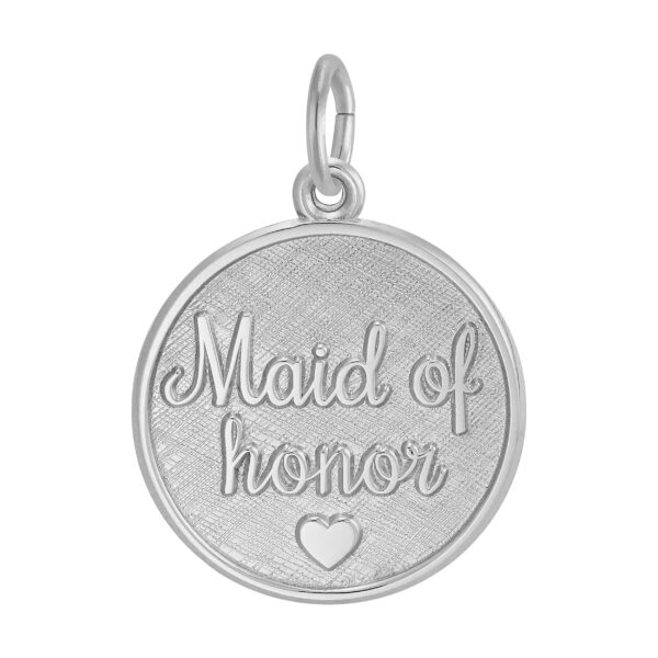 Maid of Honor Disc Charm