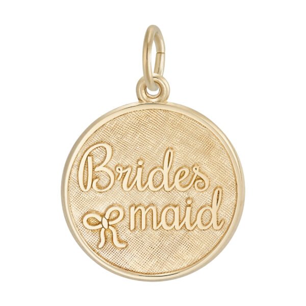 Bridesmaid Disc Charm