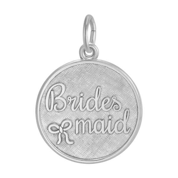 Bridesmaid Disc Charm