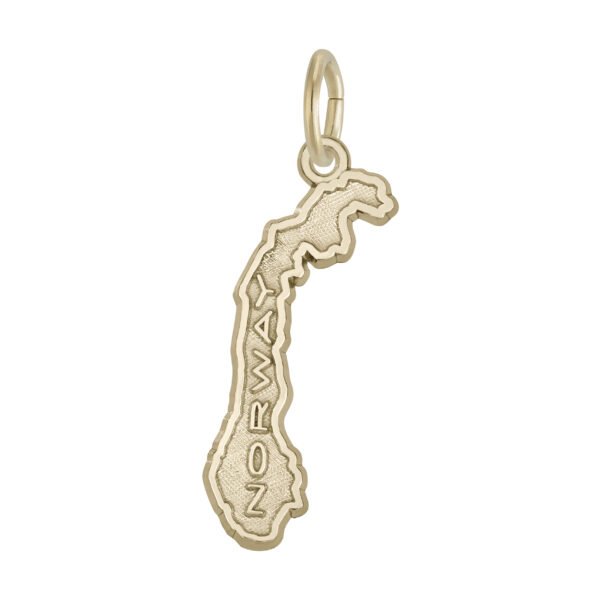 Norway Map Charm