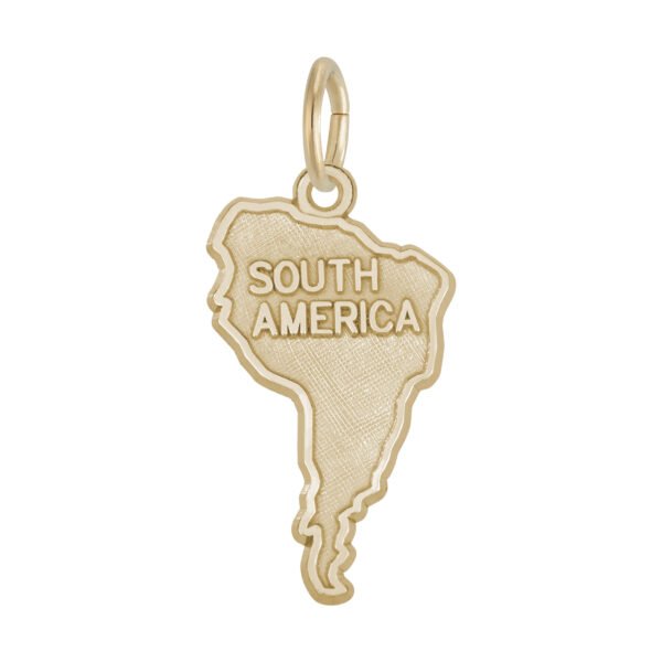 South America Map Charm