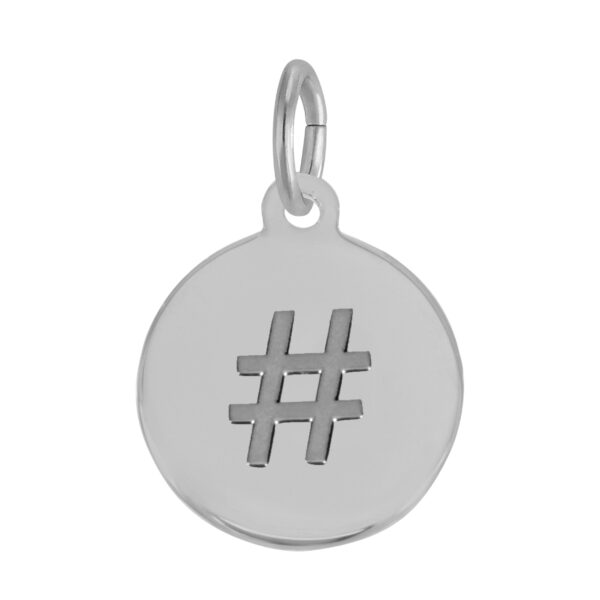 Initial Disc Charm-Hashtag