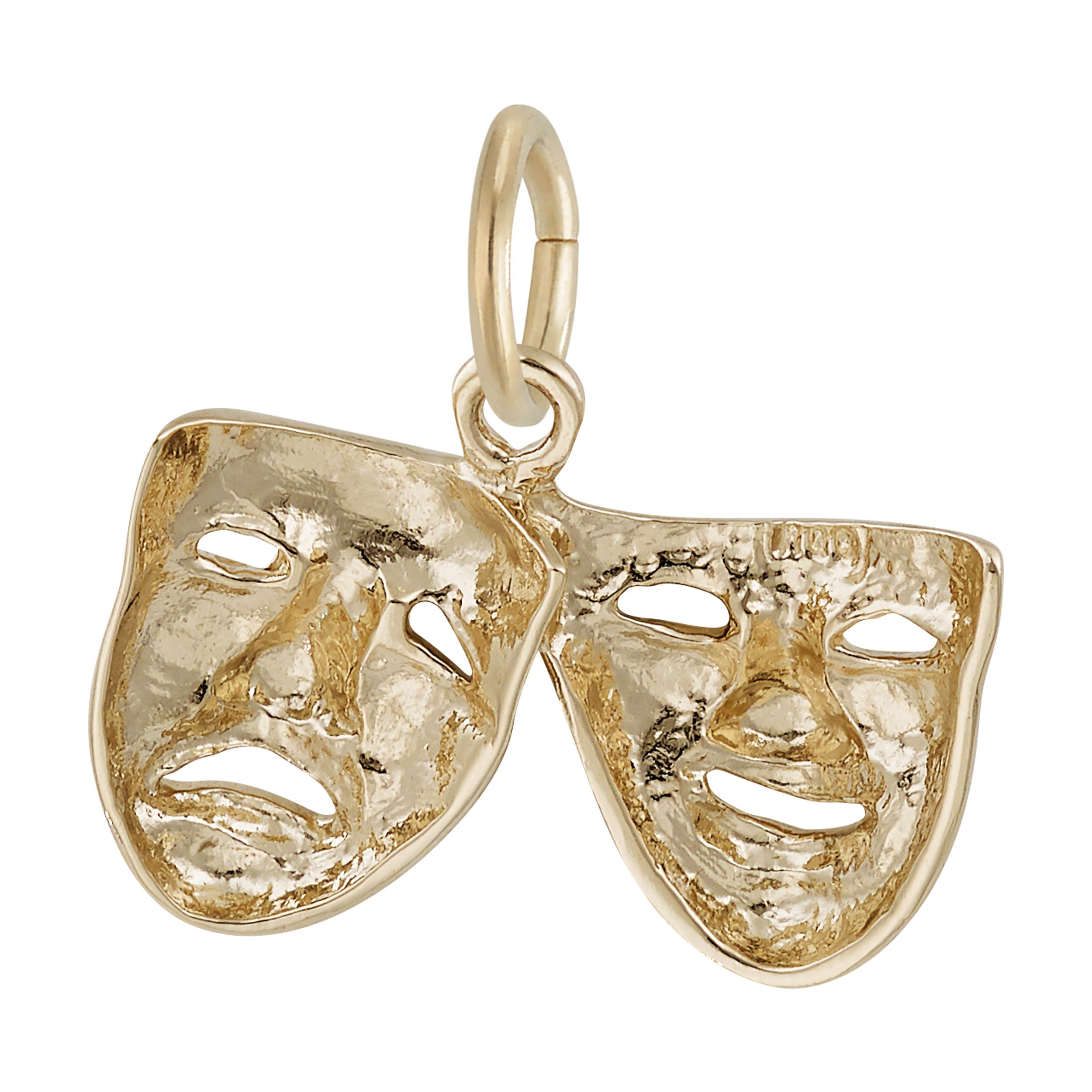 Comedy & Tragedy Masks Charm - Image 3