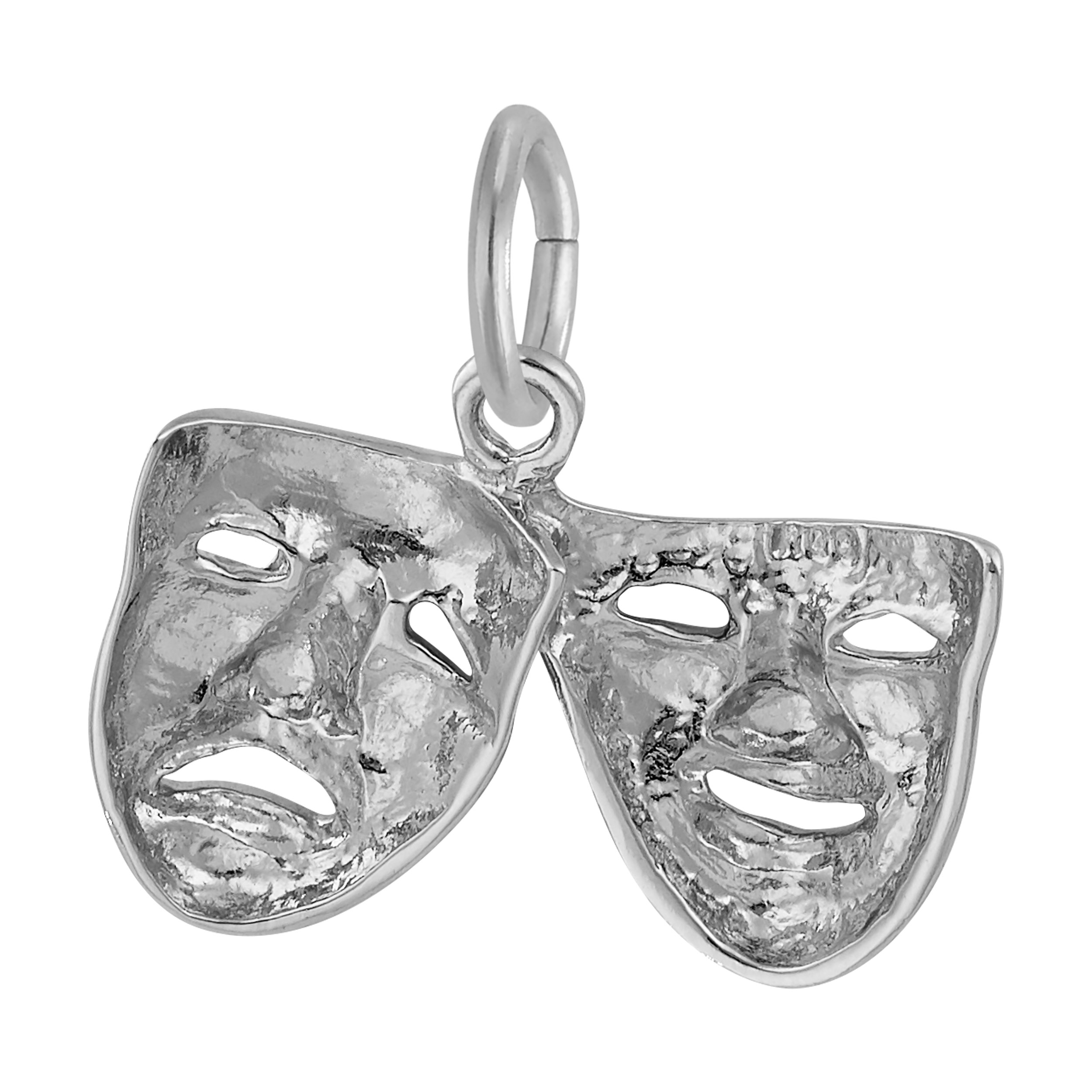Comedy & Tragedy Masks Charm - Image 2