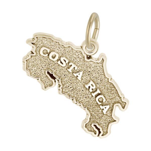 Costa Rica Map Charm