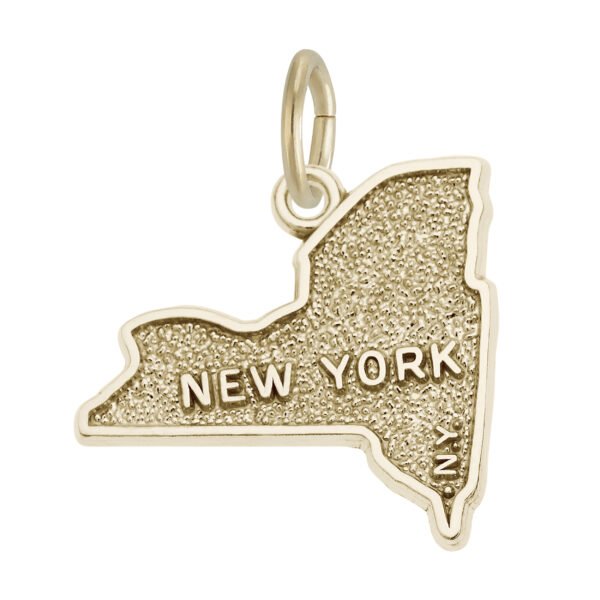 New York Map Charm