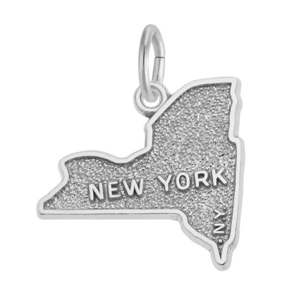 New York Map Charm