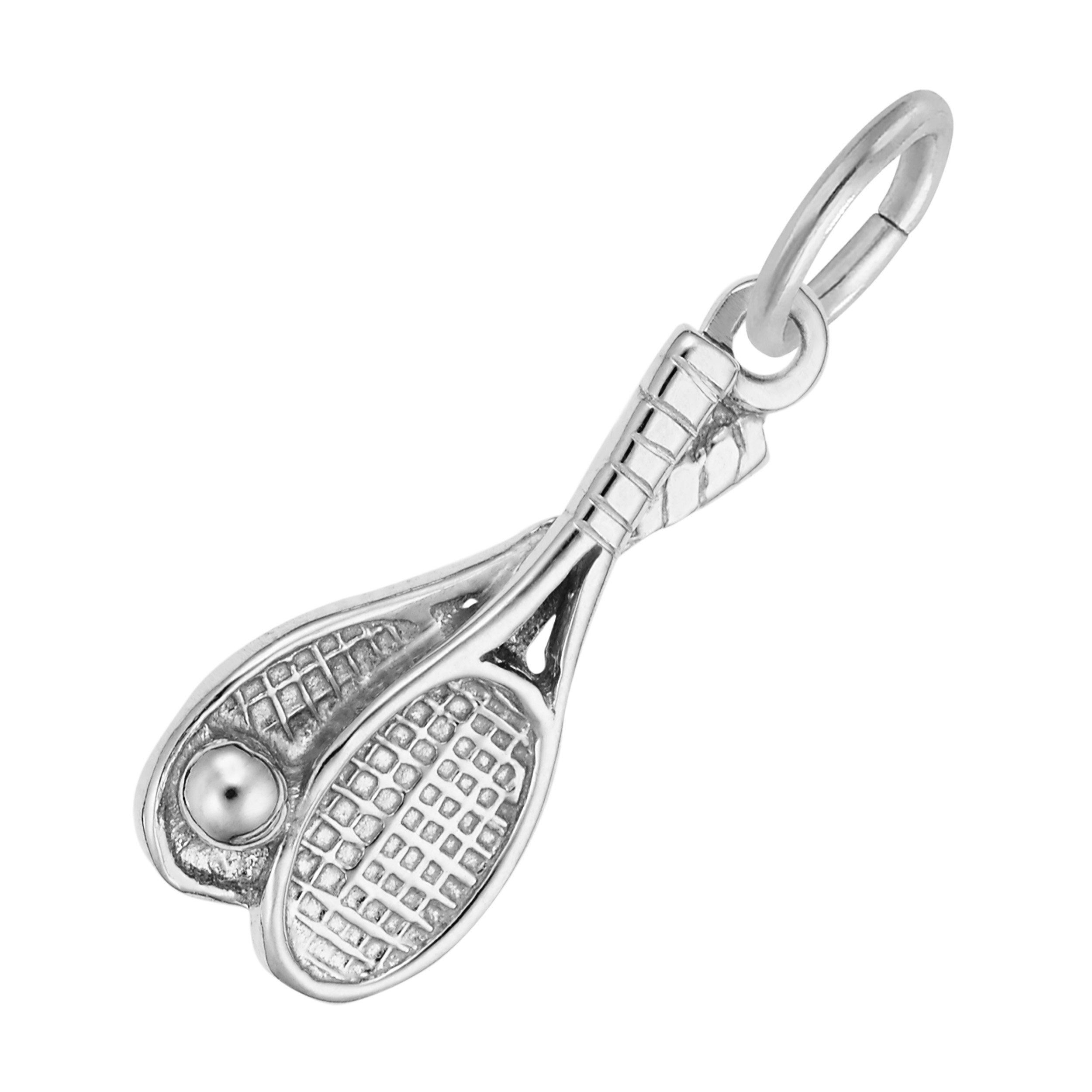 Tennis Racquet Pair Charm