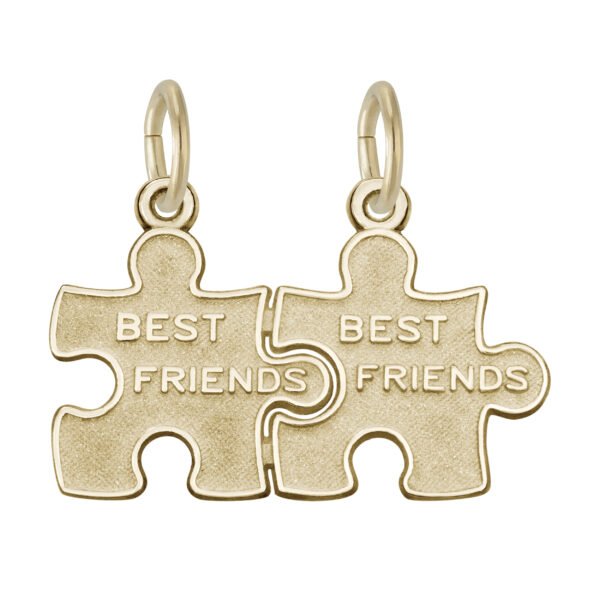 Best Friend Puzzle Pieces Charm