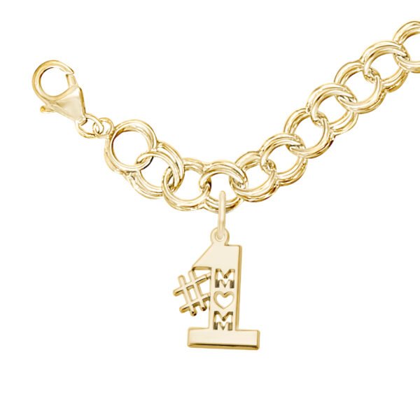 Number One Mom Bracelet Set