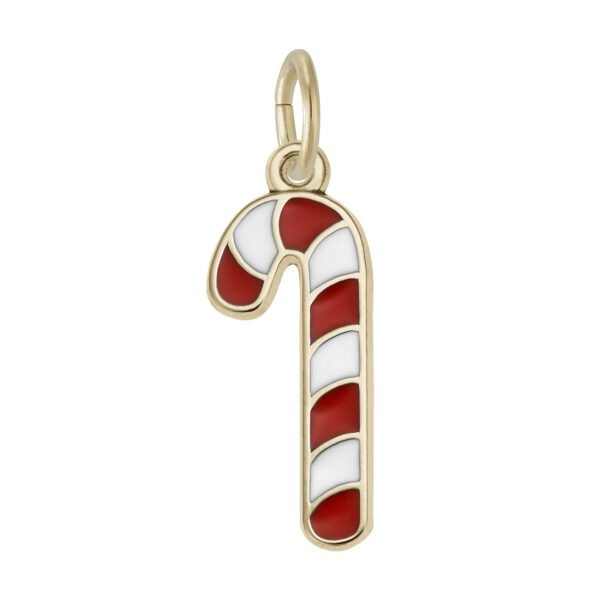 Red & White Candy Cane Charm