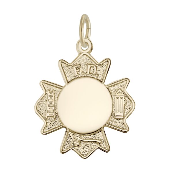 Fire Department Badge Charm