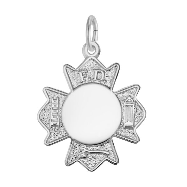 Fire Department Badge Charm