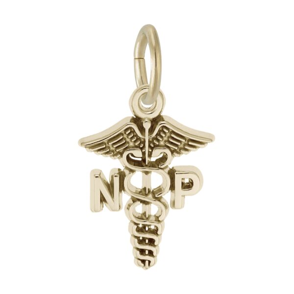 Nurse Practitioner Caduceus Charm