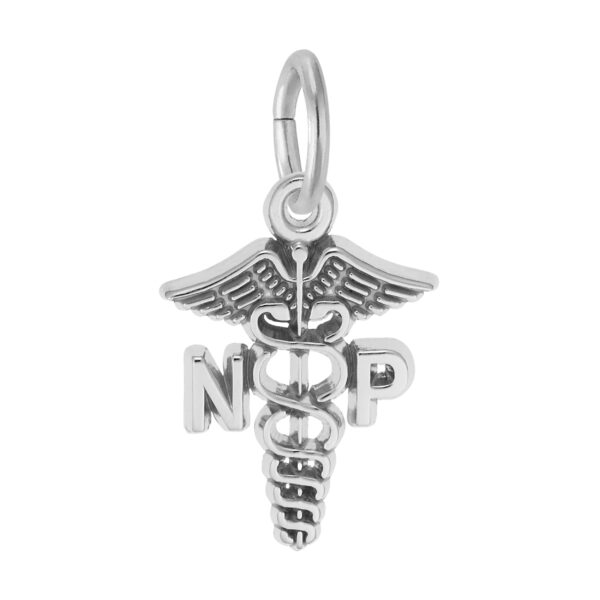 Nurse Practitioner Caduceus Charm