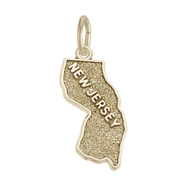 New Jersey Map Charm