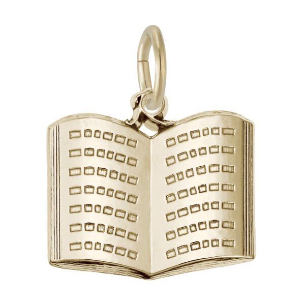 Open Book Charm