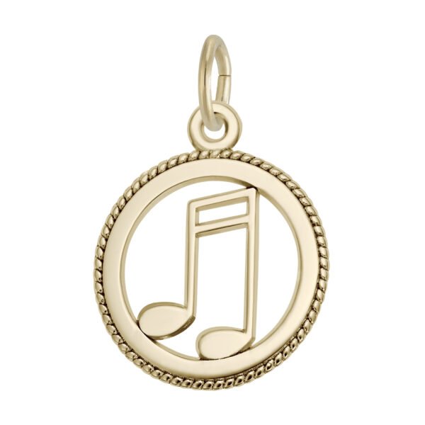 Music Note Disc Charm