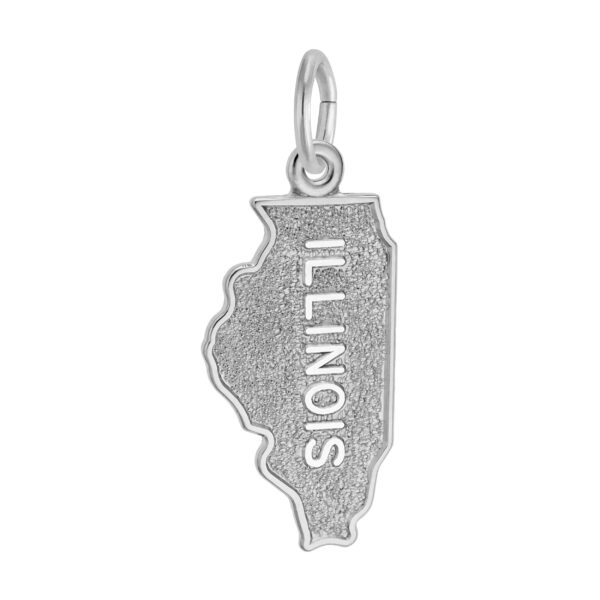 Illinois Map Charm