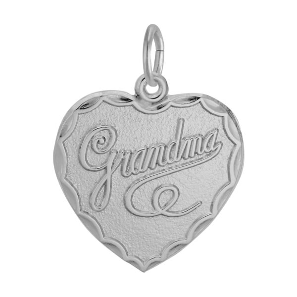 Grandma Heart Charm