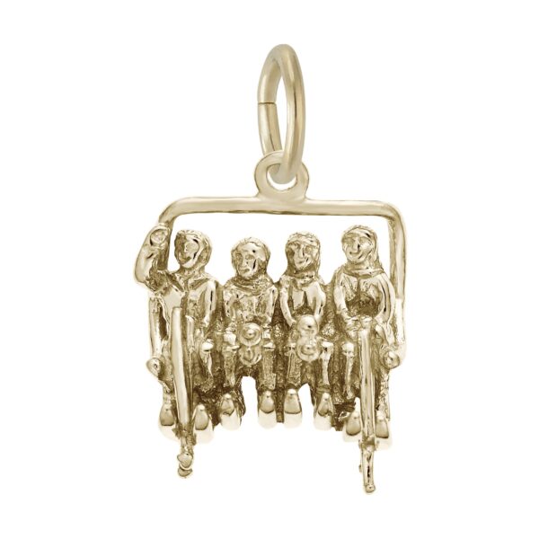 Quadchair Ski Lift Charm