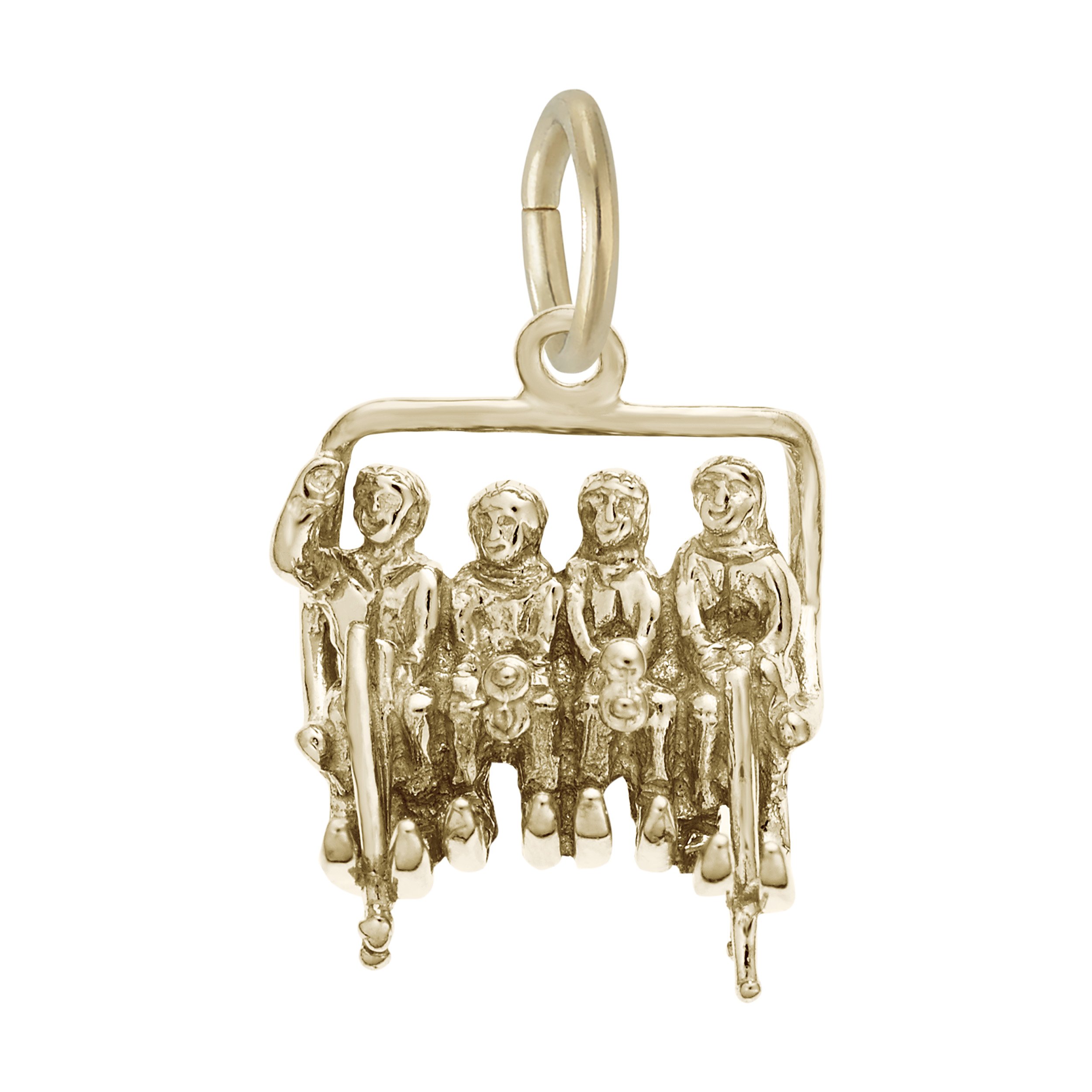 Quadchair Ski Lift Charm - Image 1