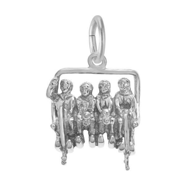 Quadchair Ski Lift Charm
