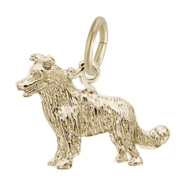 Border Collie Dog Charm