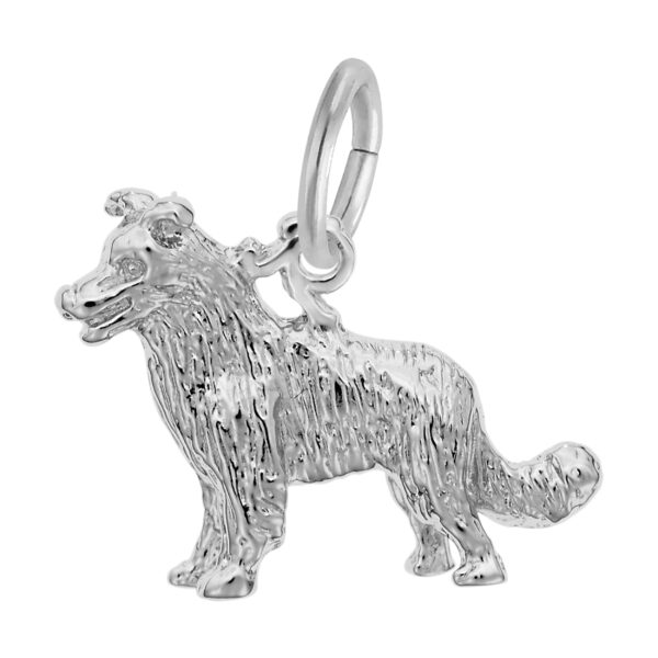 Border Collie Dog Charm