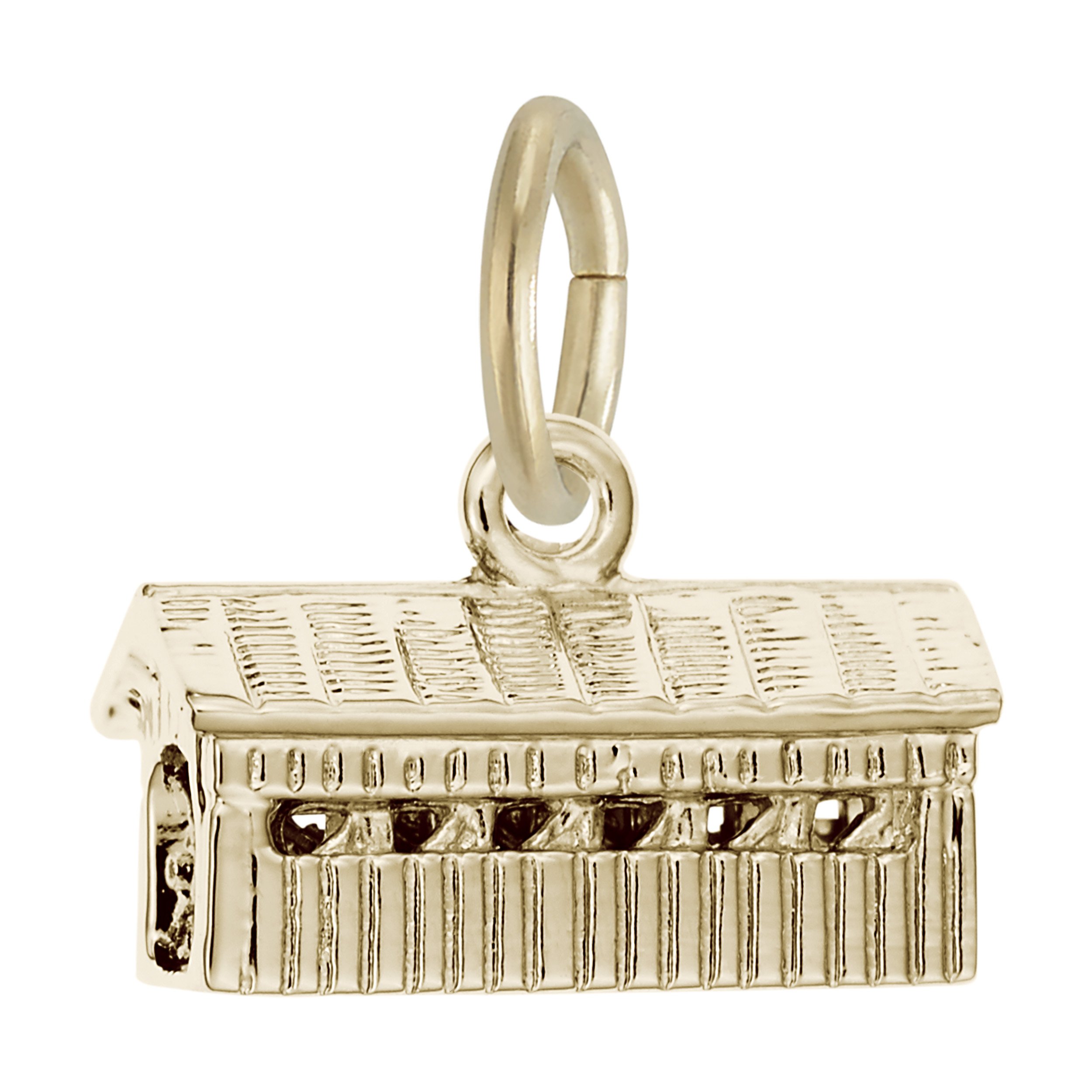 Small Covered Bridge Charm - Image 1