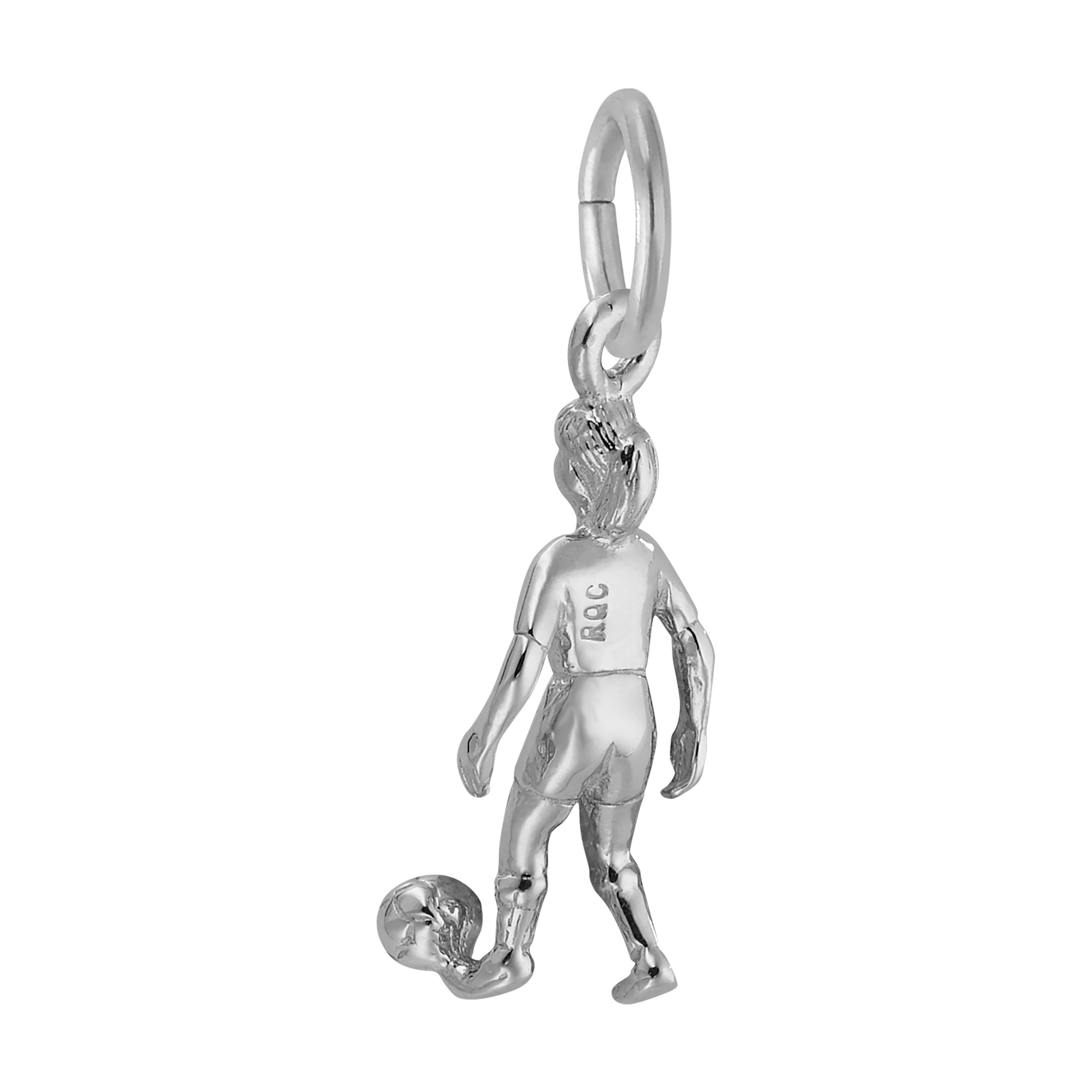 Female Soccer Player Charm - Image 2